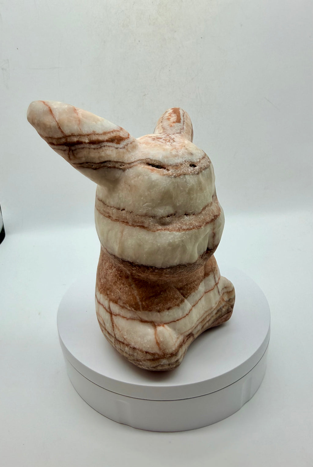 Banded Calcite Pokemon Pikachu Carving 14cm high 1.25kg image 7