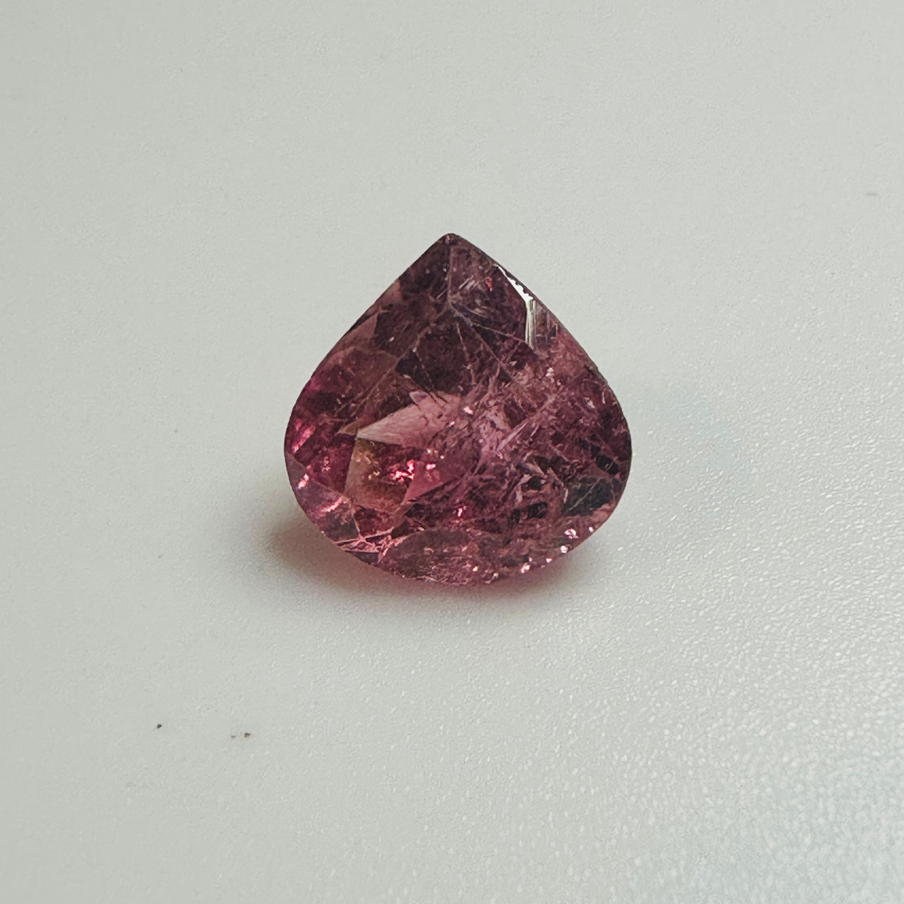 TOURMALINE PINK DROP  9MM.X 9MM  2.55CTS image 0