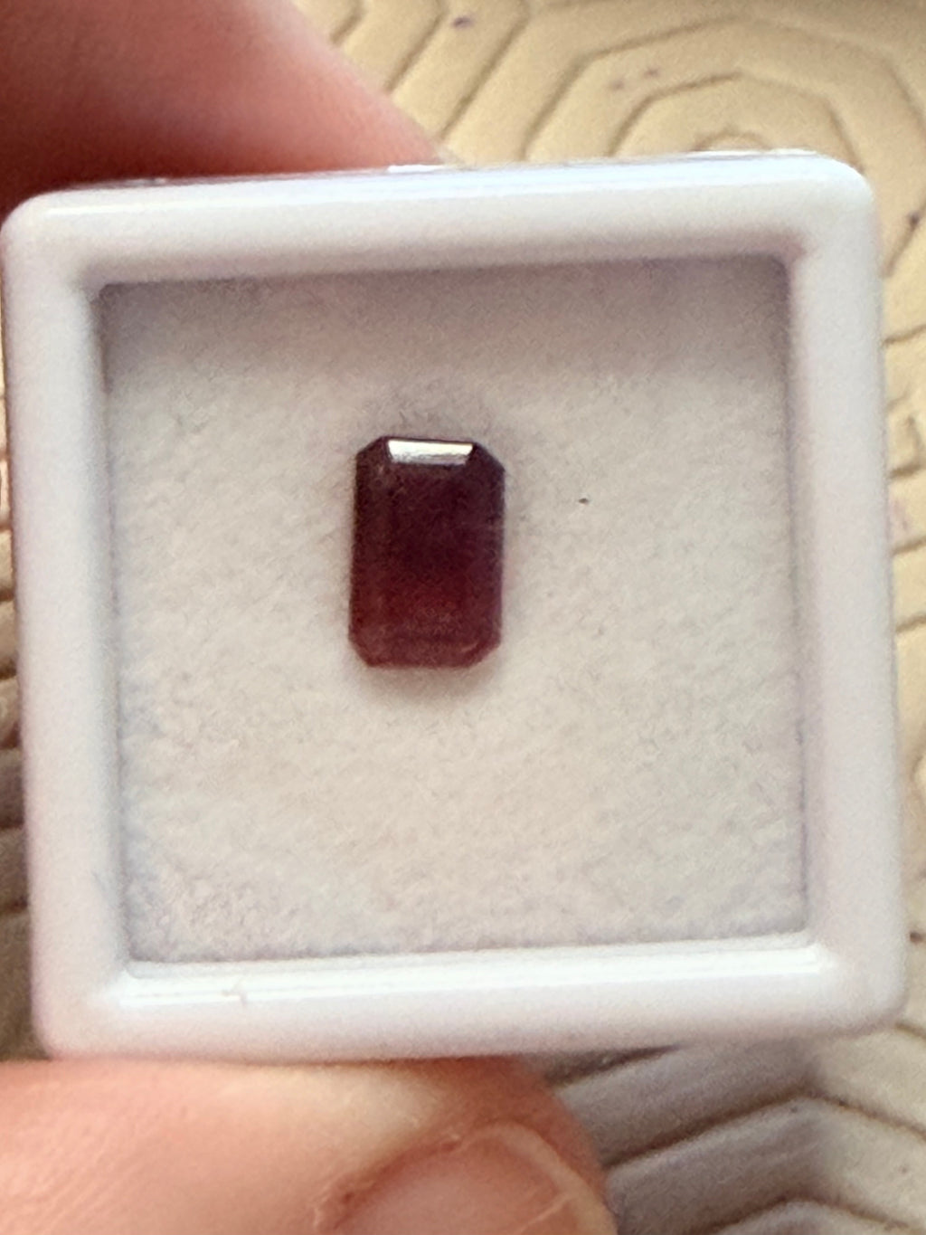 Ken Harrington Cut Ruby  7.8mm x 5mm 1.76cts image 1
