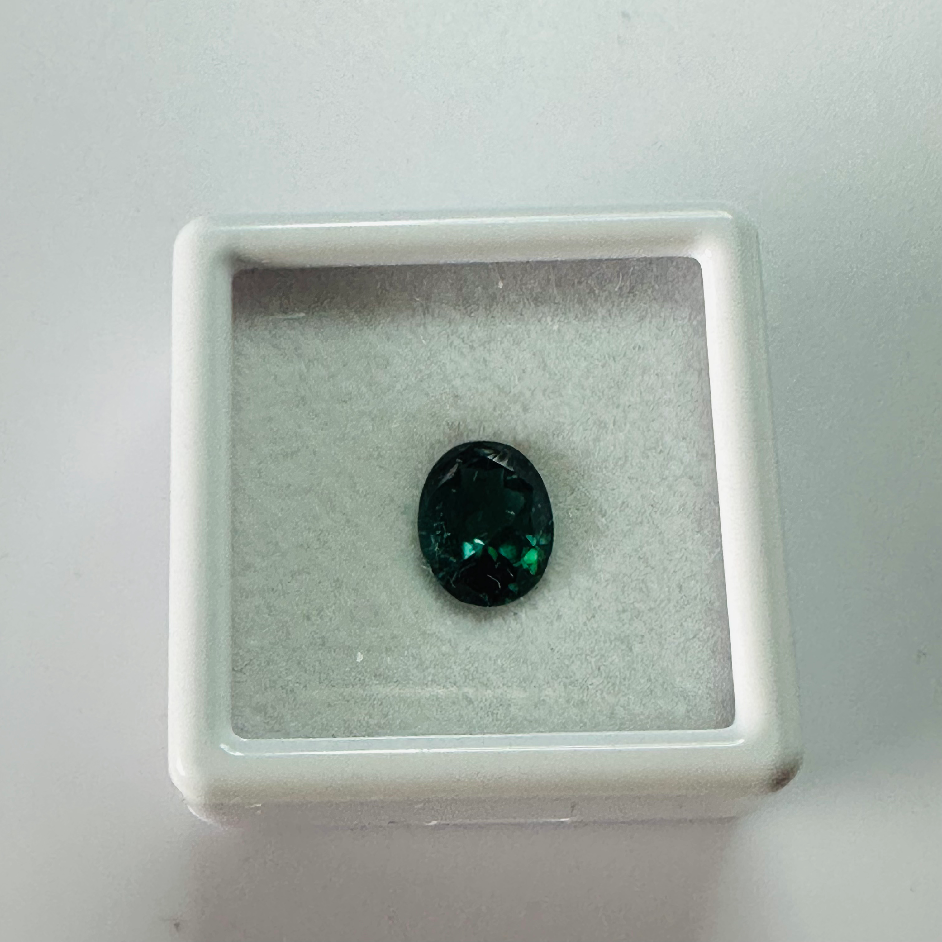 TOURMALINE GREEN DROP  14.6MMx10.5MM 4.75CTS image 8