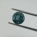 TOURMALINE BLUE ROUND 9MM.  2.96CTS image 0