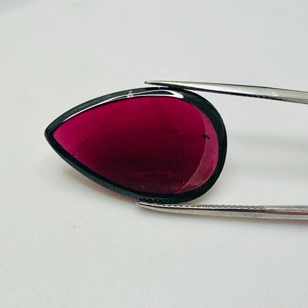 GARNET DROP CAB  27.5MMX17.5MM 23.31CTS PURPLE image 1