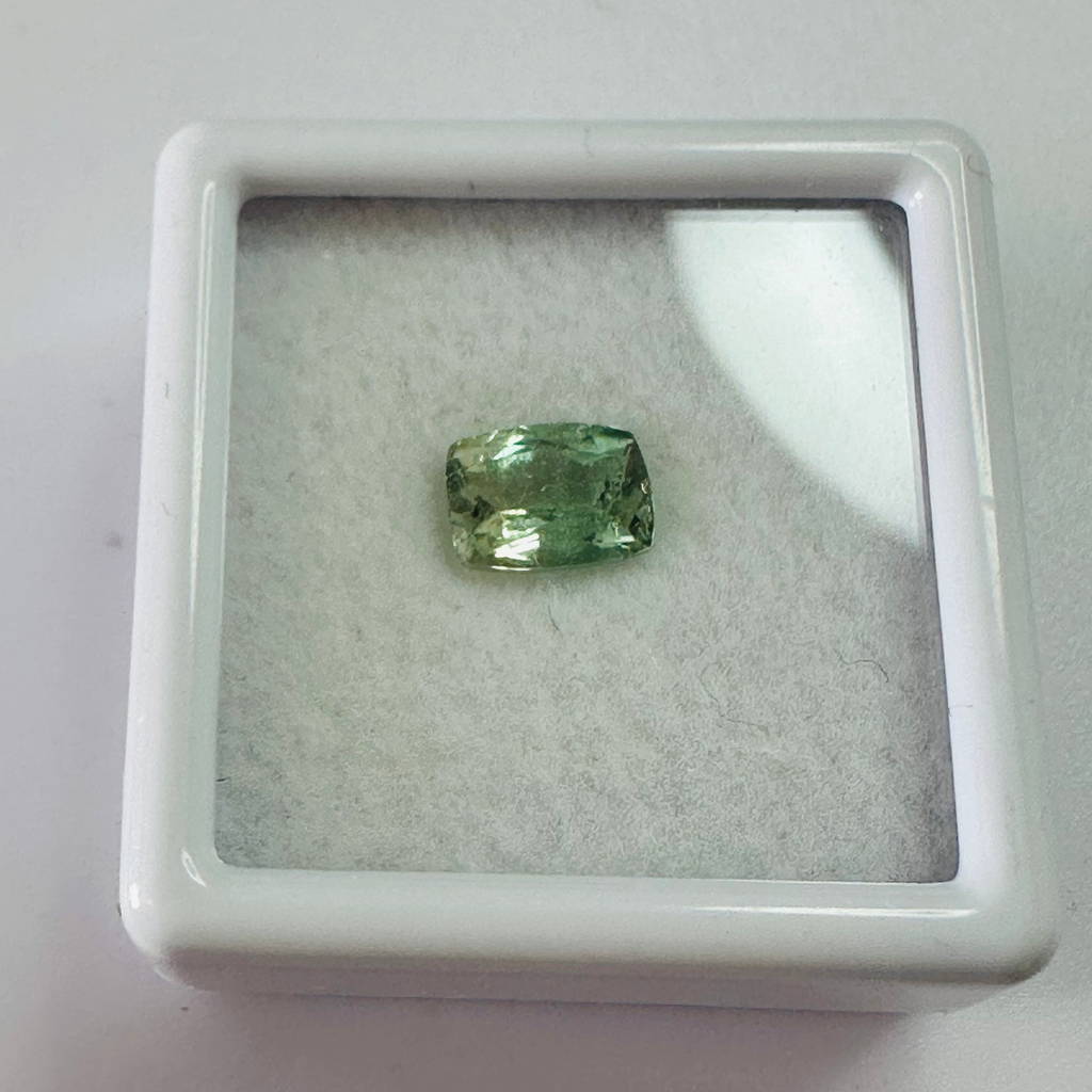 TOURMALINE BI COLOUR CUSHION  7MMX5MM   0.93CTS image 2