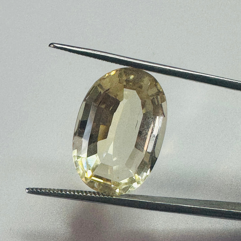 CITRINE OVAL BOOT LACE  20MMX13.5MM. 15.46CTS image 3