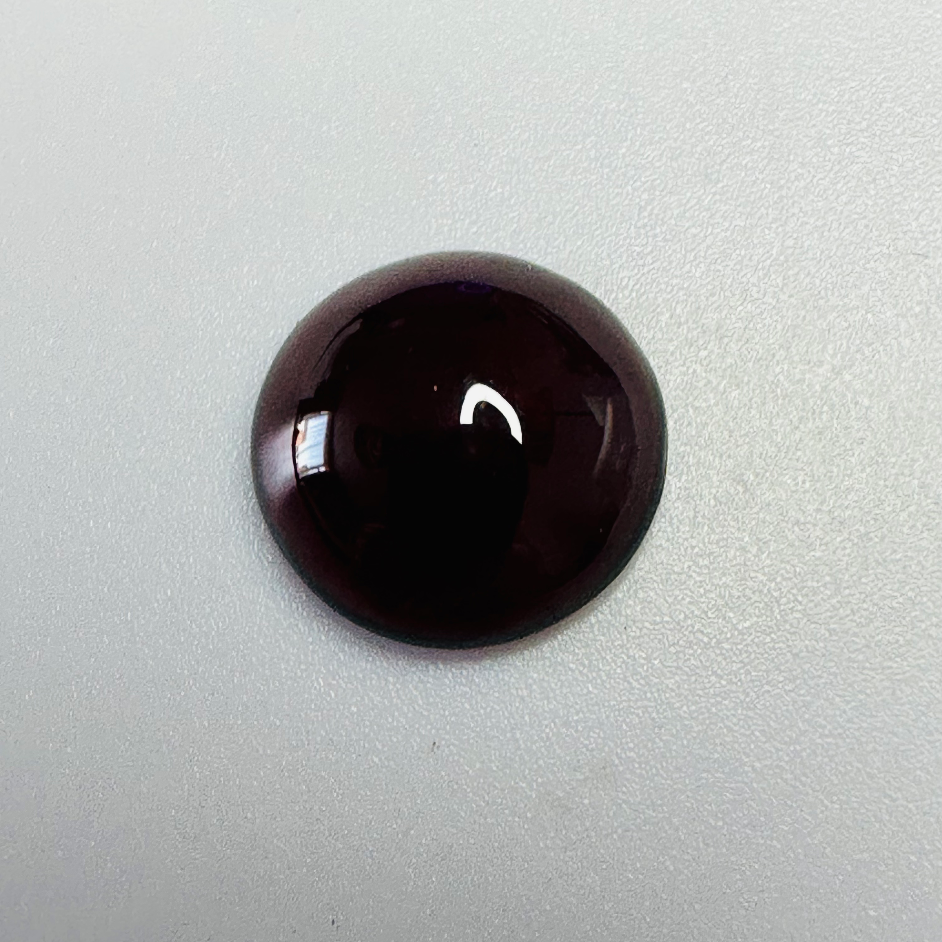 GARNET  12.7MM ROUND CARBUNCLE   5.20CTS image 3