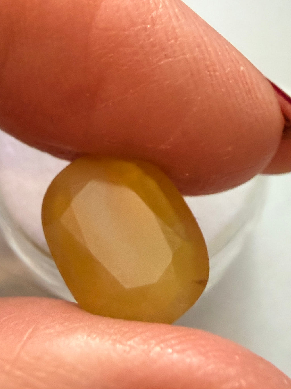Opal Yellow Fire 12.7 × 9.3mm 3.56ct