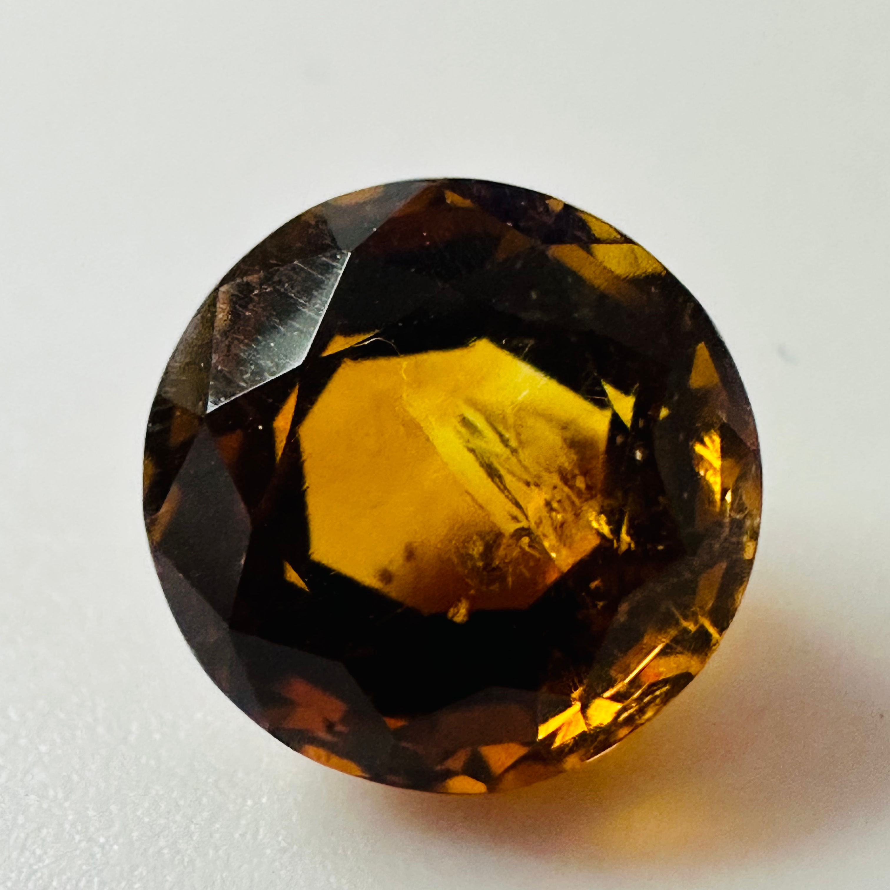 CITRINE ROUND  8.6MM. 2.40CTS image 0