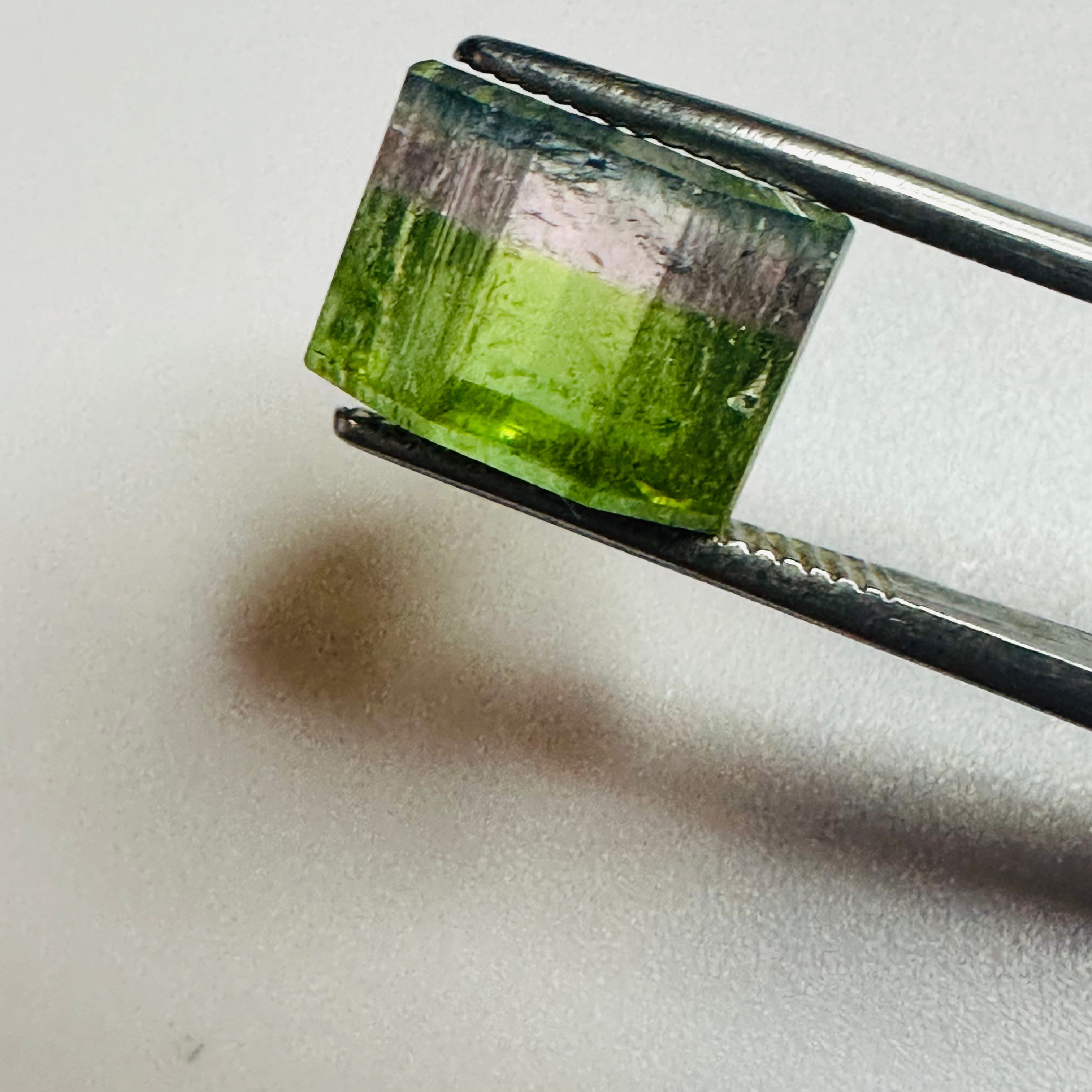 TOURMALINE MULTI-COLOUR FANCY CUT 10MMX8MM  6.67CTS image 1