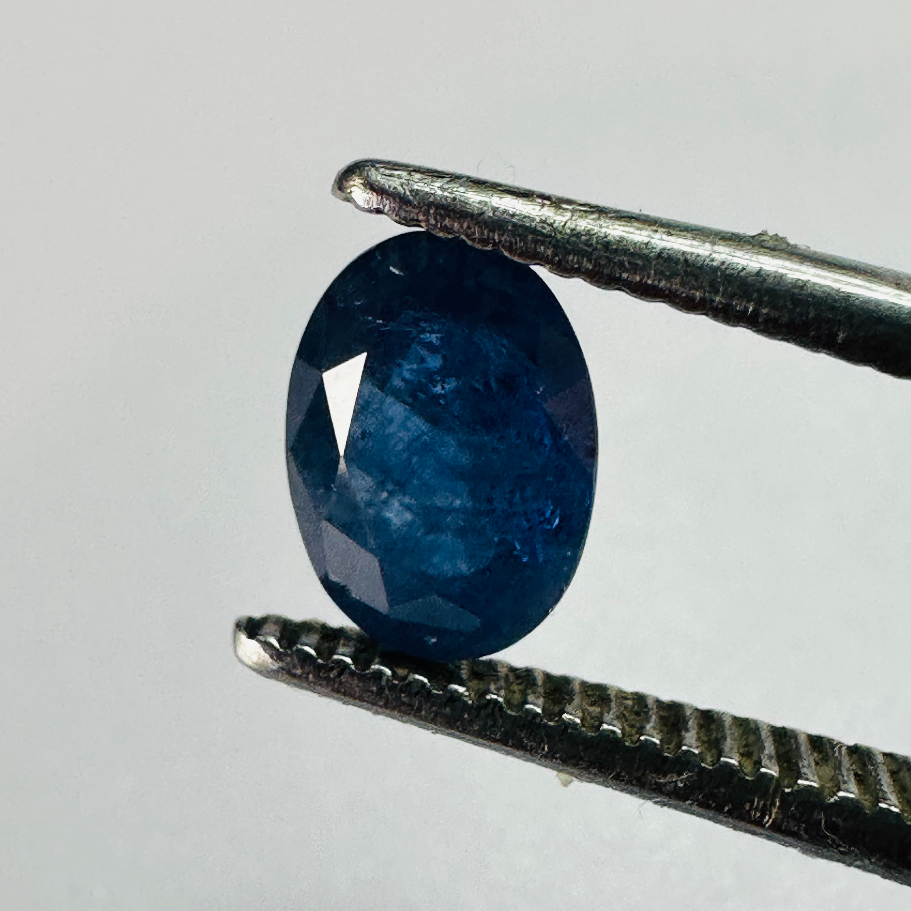 BURMA BLUE SAPPHIRE OVAL 7.1MM X5.1MM 1.20CTS image 0