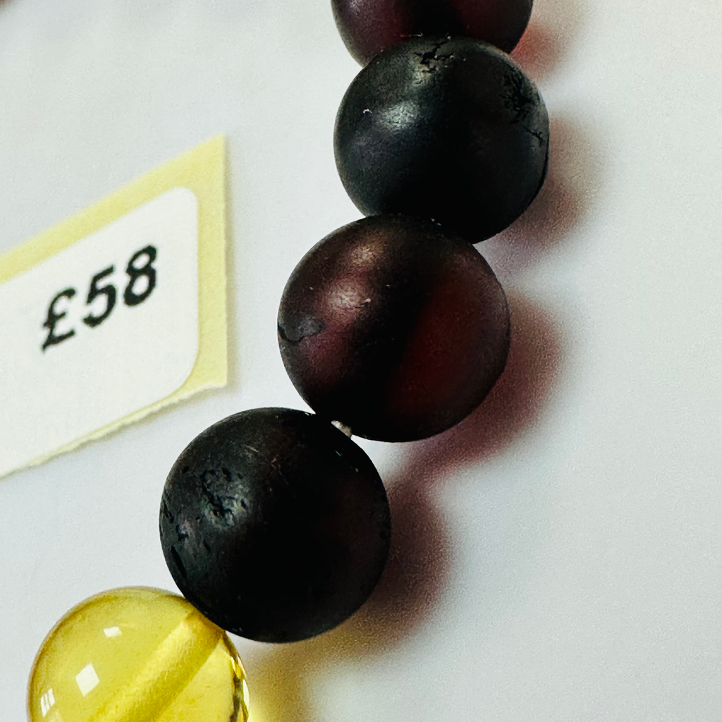 New Amber stretchy bracelet matt 2 colours image 4