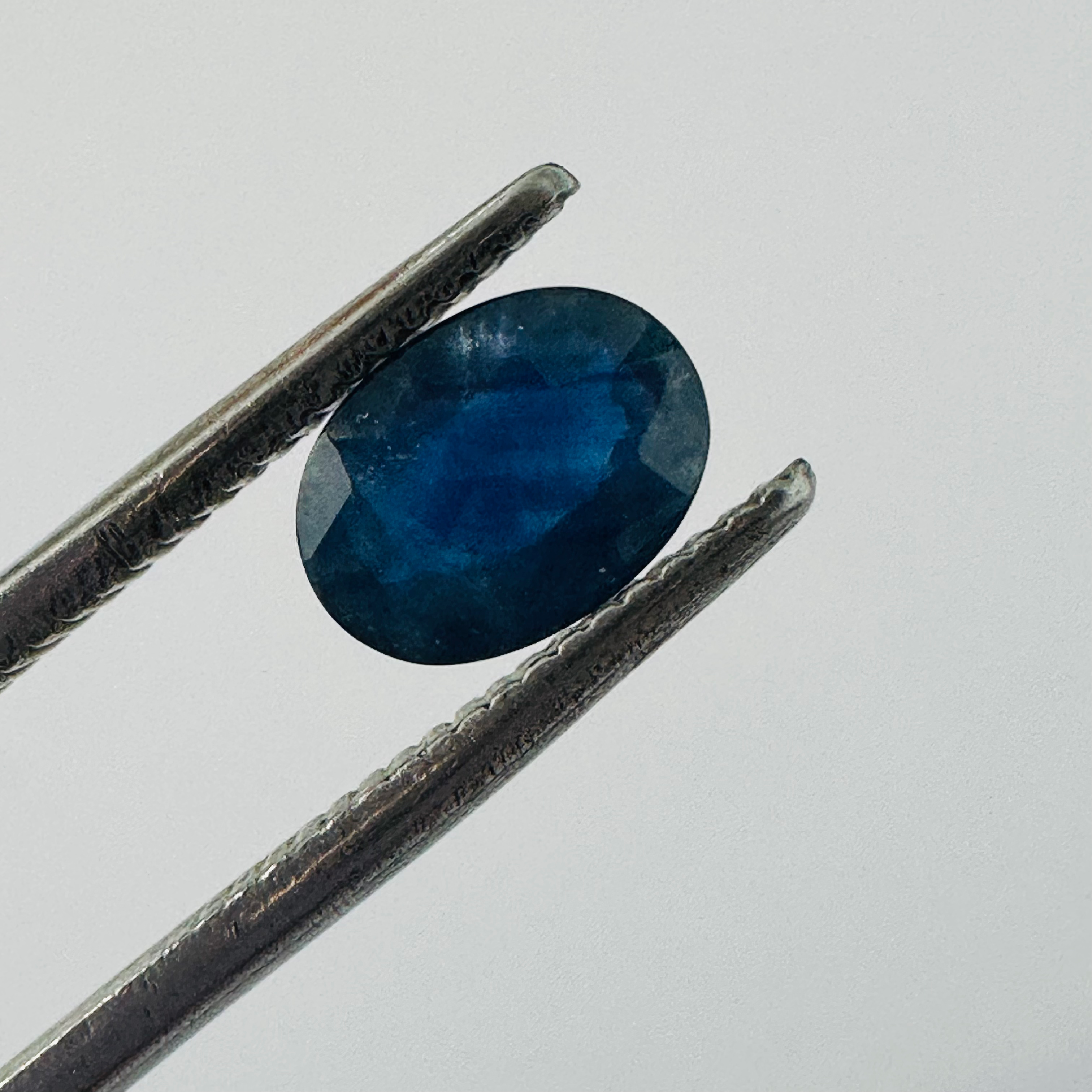 BURMA BLUE SAPPHIRE OVAL 6.8MM X 5MM 0.78CTS image 0