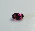 RASPBERRY SAPPHIRE OVAL 5MM X 3 MM 0.31CTS image 0