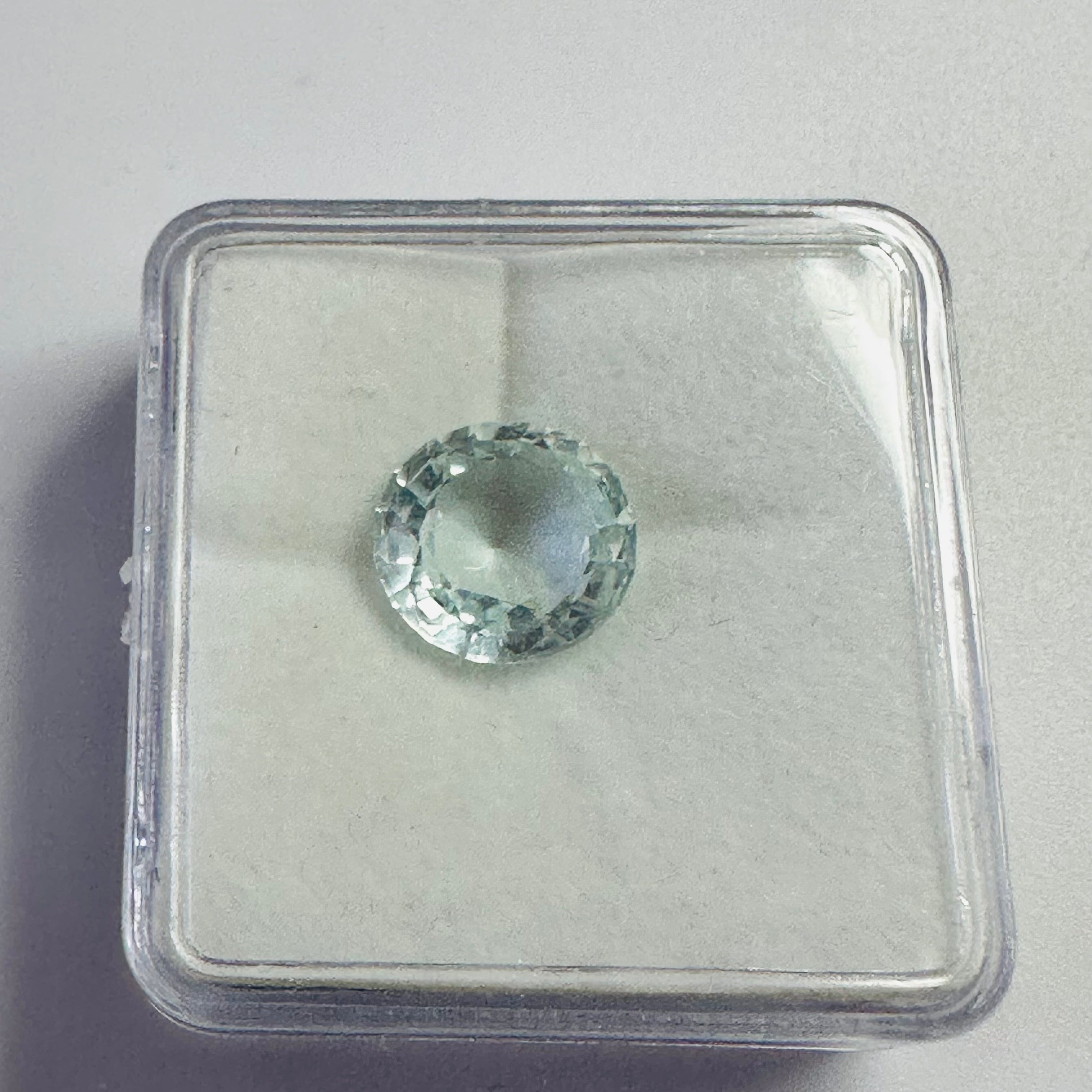 TOPAZ NATURAL BLUE  11MMX10.8MM  4.25CTS image 2
