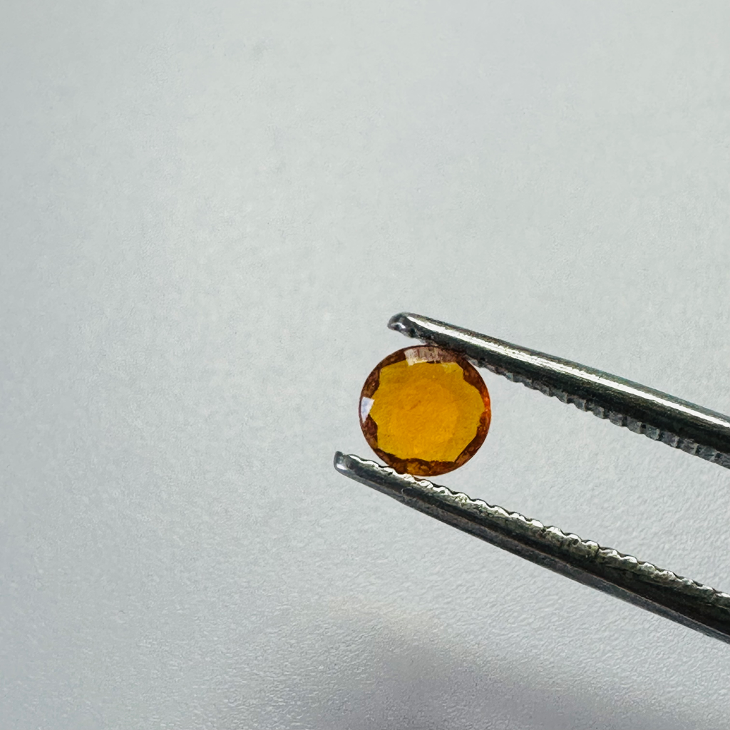 FIRE OPAL ROUND 3.7MM ROUND  0.14CTS image 2
