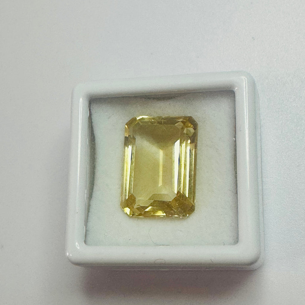 CITRINE EMERALD CUT 16MMX11.6MM. 10.05CTS image 2