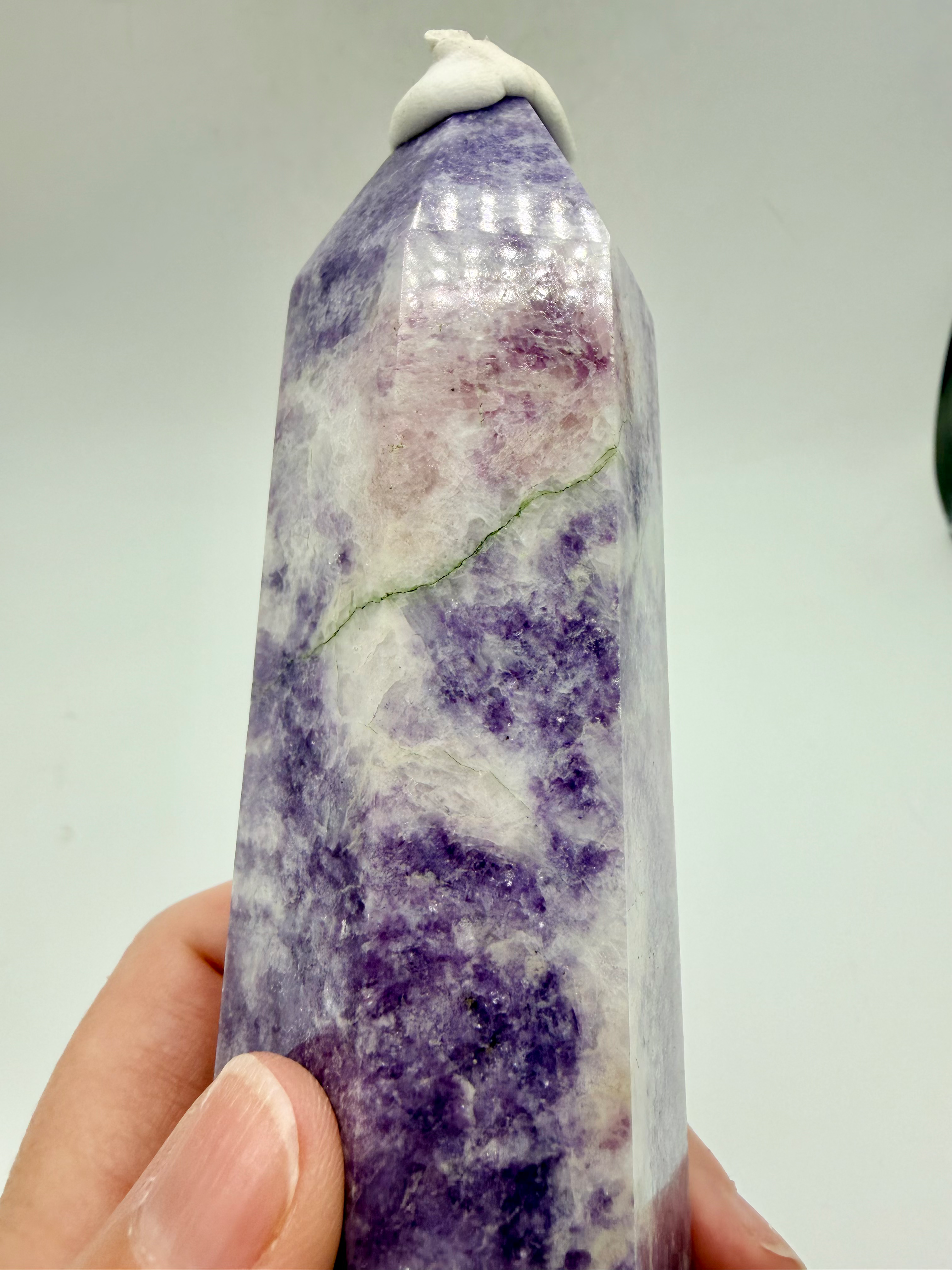Lepidolite tower Large 21 cm 515g image 6