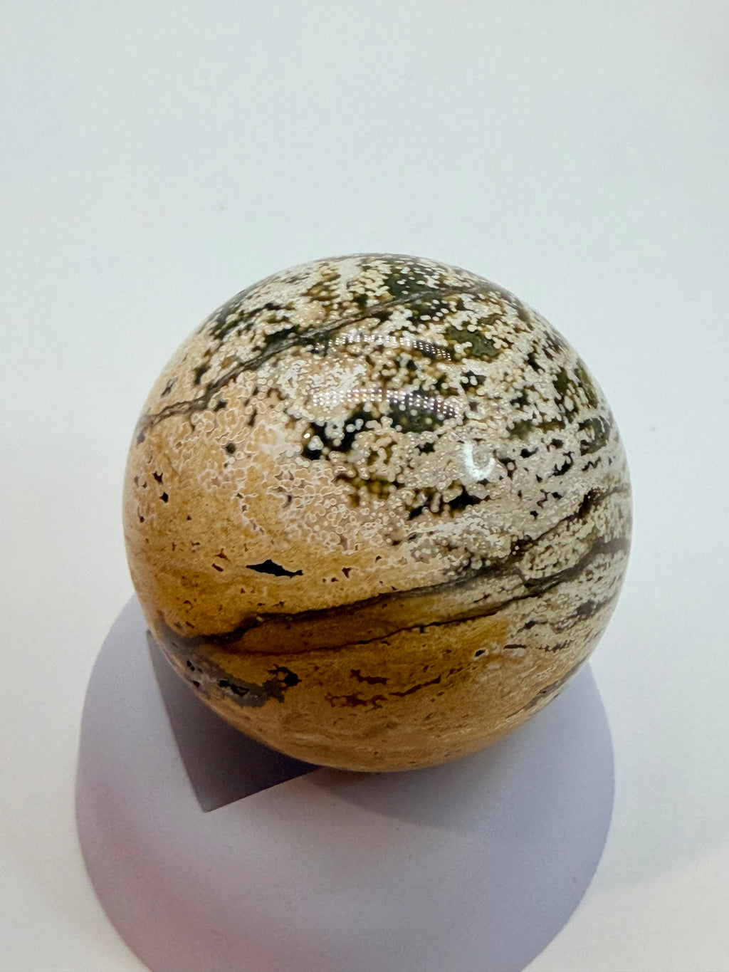 Ocean Jasper Sphere 4.5cm high Natural Stone image 5