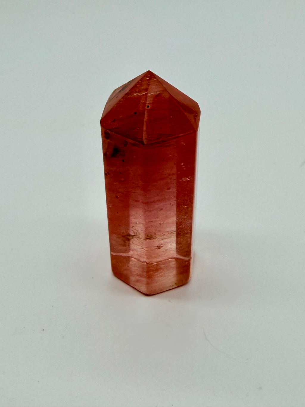 Cherry quartz Tower 5cm high 34g image 0