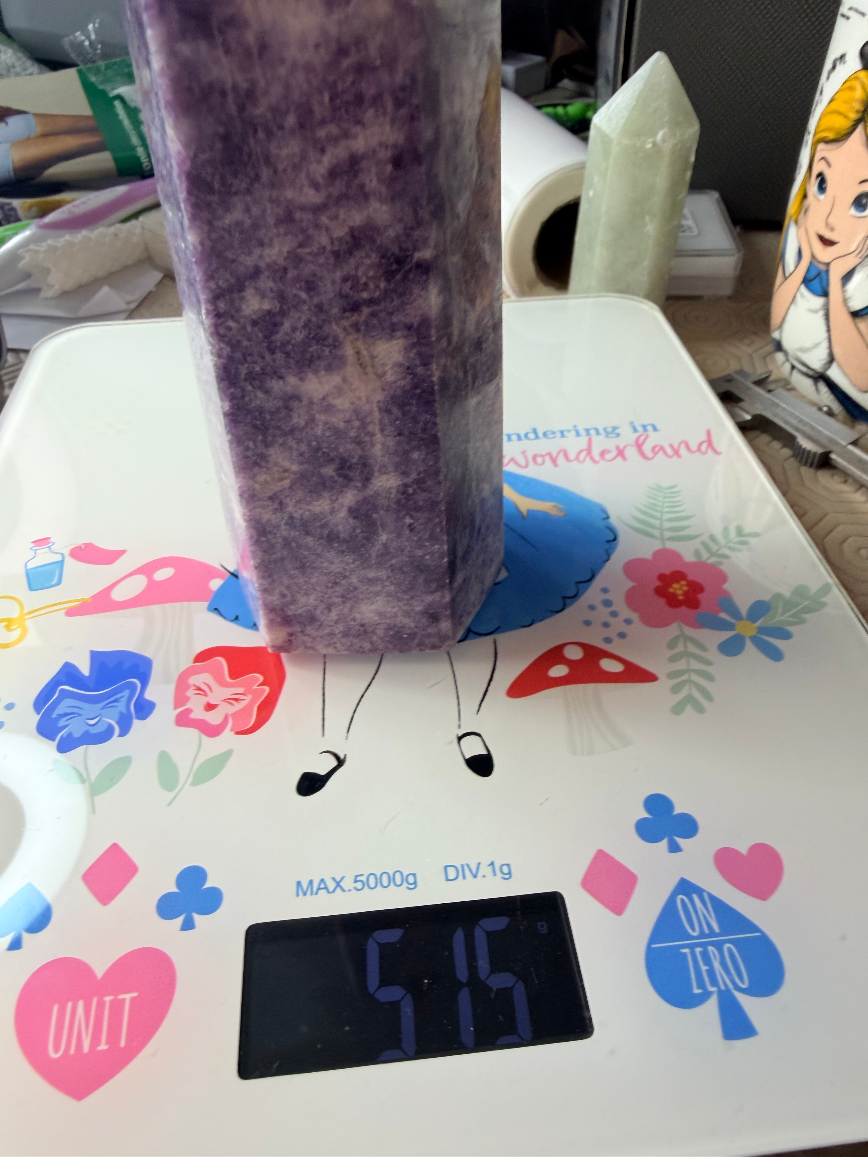 Lepidolite tower Large 21 cm 515g image 8