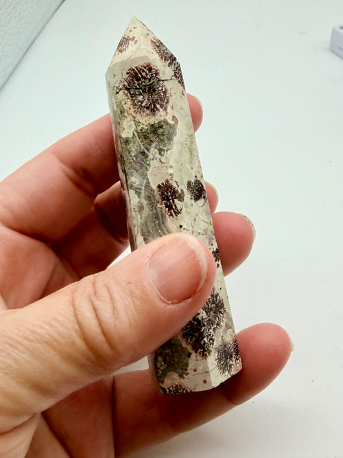 Cherry Blossom Jasper Tower 9.5cm image 1