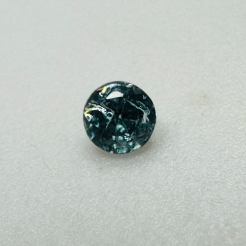 ZIRCON BLUE ROUND. 3.8MM  0.10CTS image 0