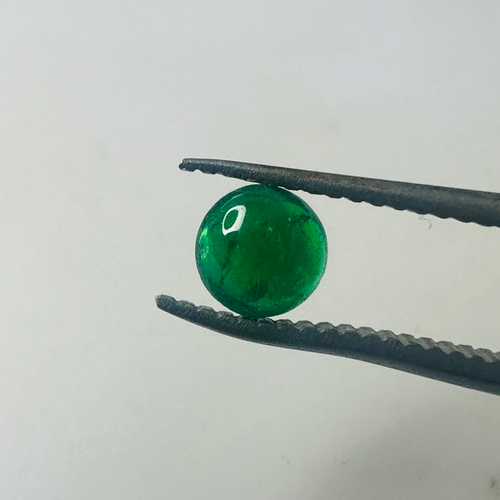 EMERALD ROUND CAB 5MM. 0.47CTS image 0