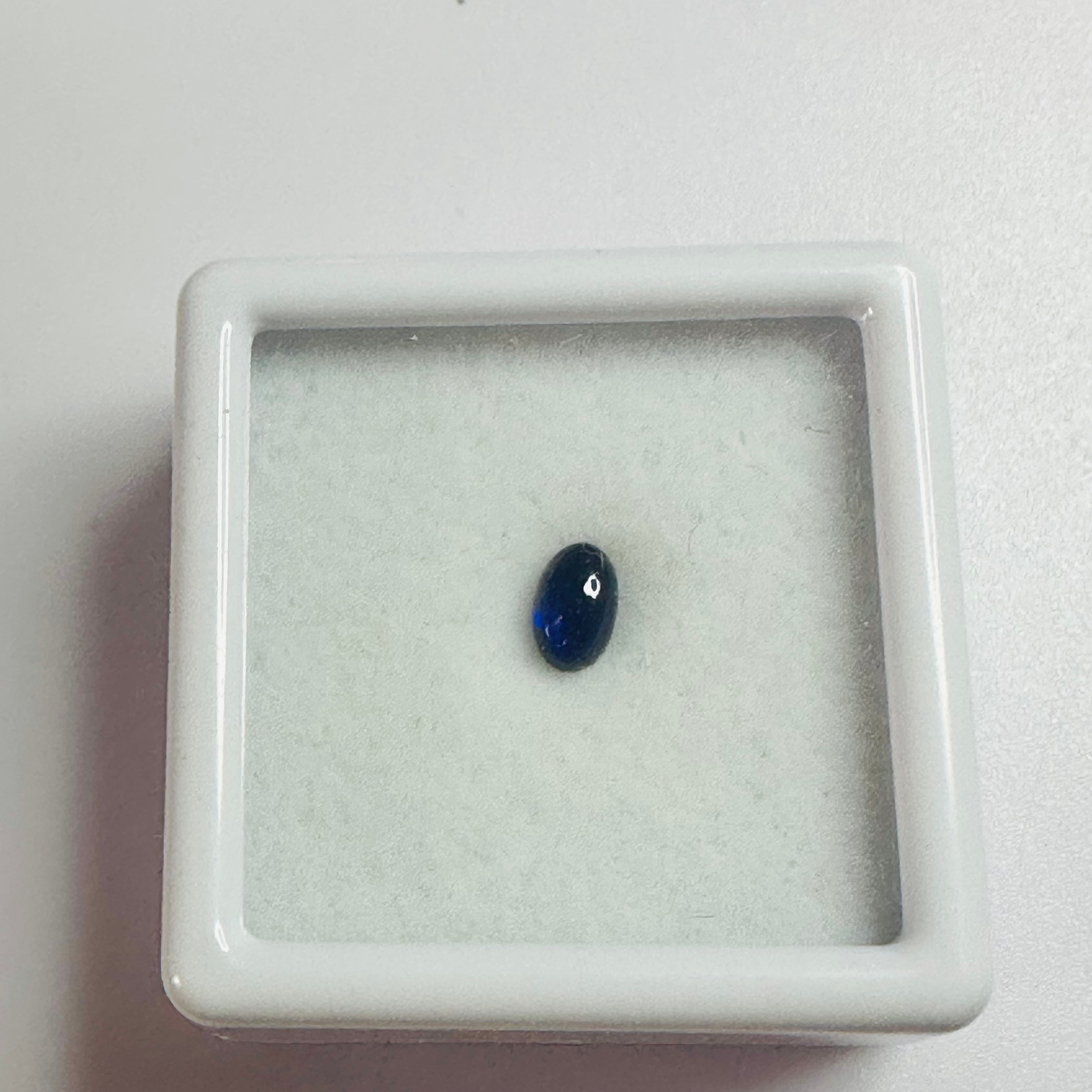 BLUE SAPPHIRE 5MMX3.1MM   0.42CTS image 0