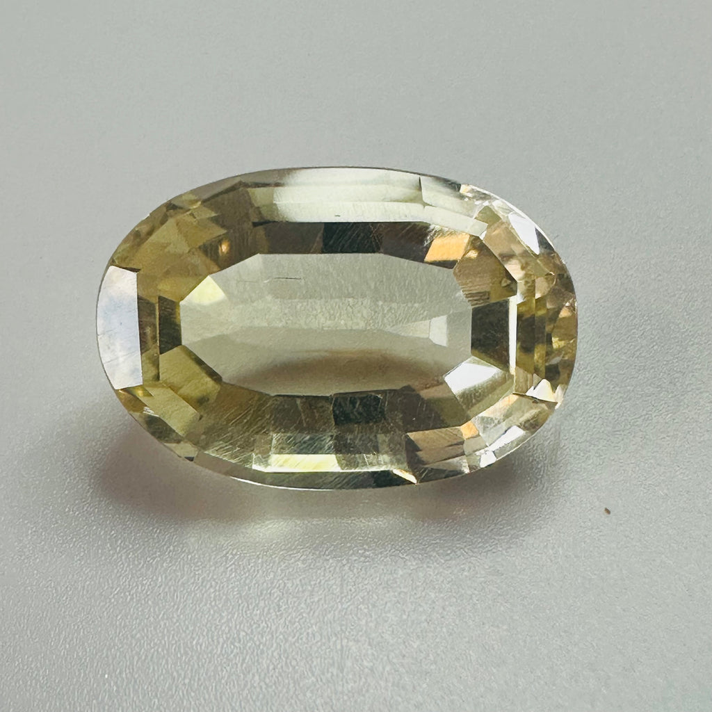 CITRINE OVAL BOOT LACE  20MMX13.5MM. 15.46CTS image 1
