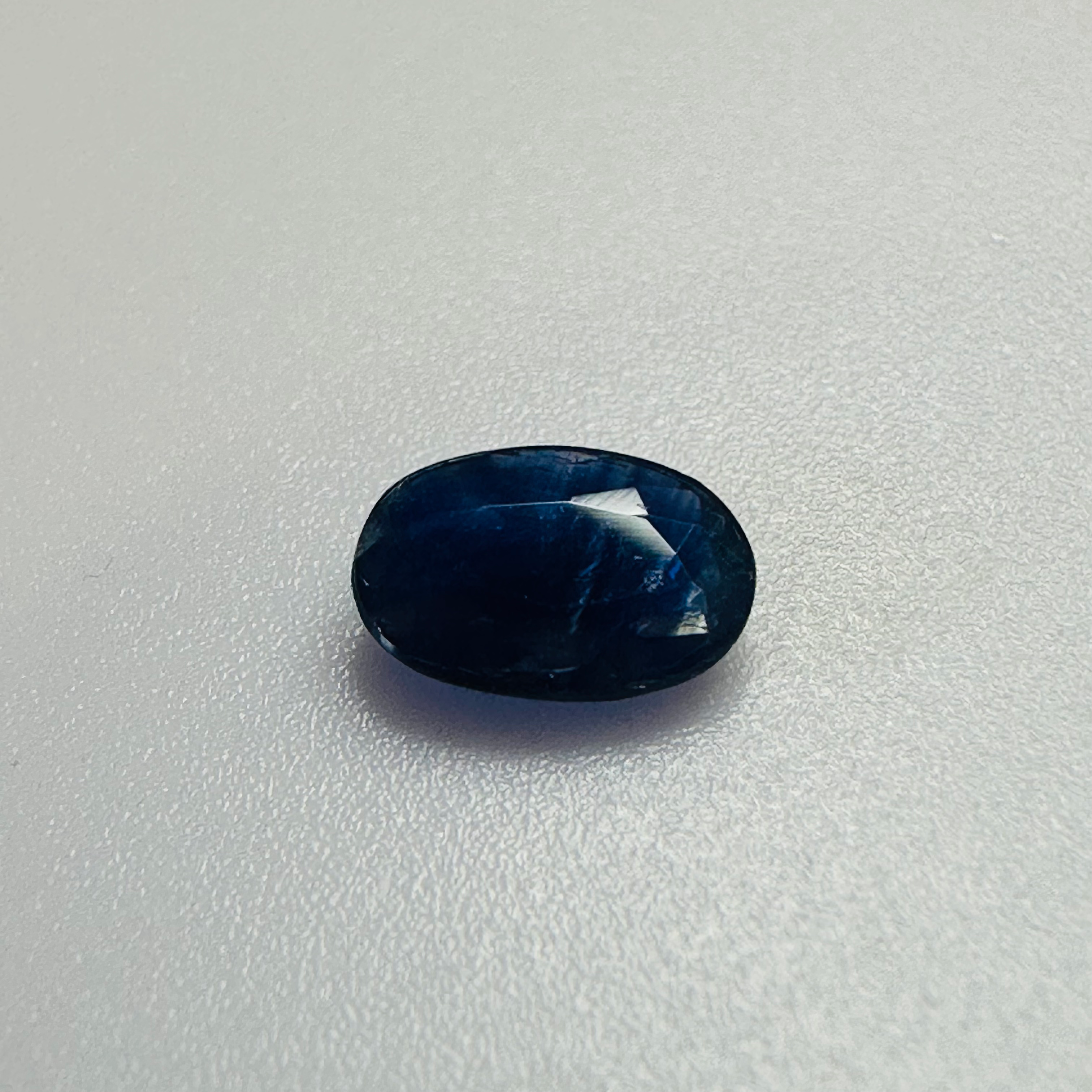 BURMA BLUE SAPPHIRE OVAL 7.1MM X 5MM 0.77CTS image 2