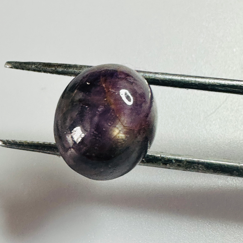 STAR SAPPHIRE PURPLE OVAL  12MMX10MM 9.82CTS image 4
