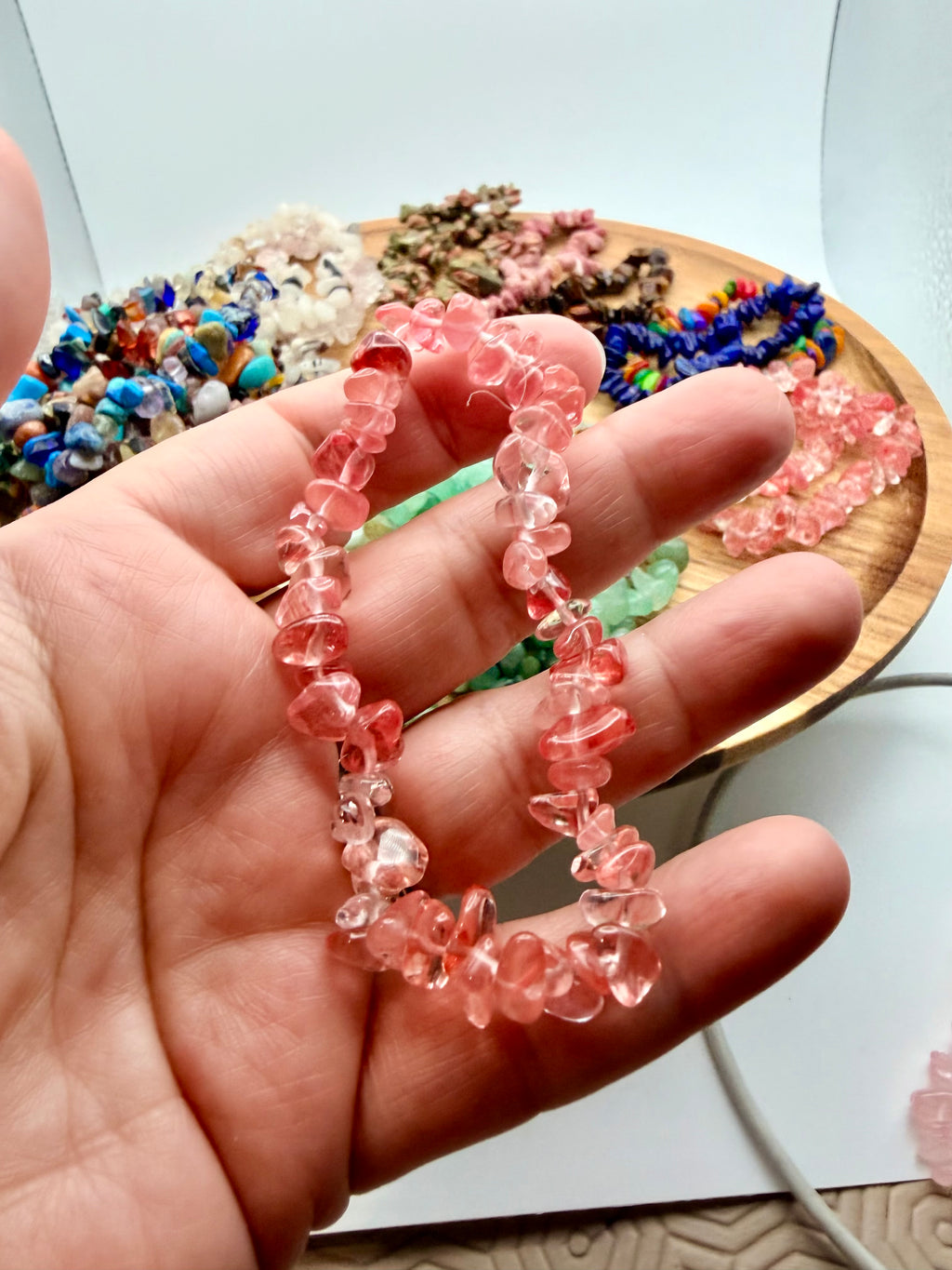 Gemstone stretchy bracelets (hand selected)| image 4