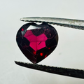 GARNET HEART CUT 8MMX7.8MM  2.07CTS  DEEP RED image 0