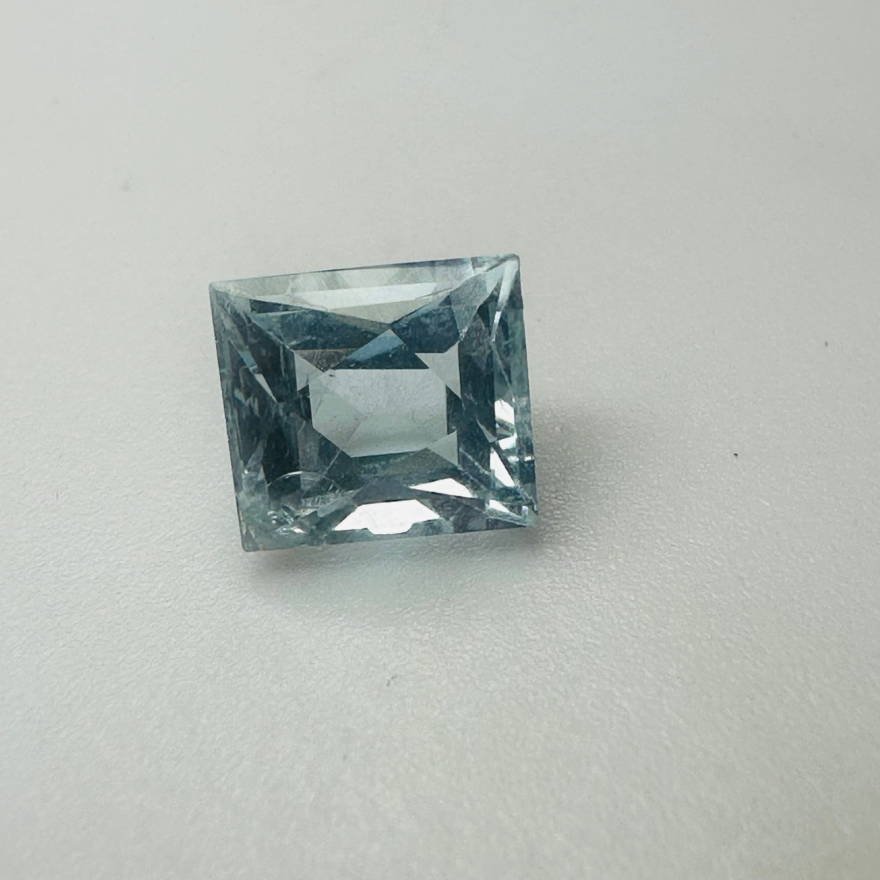 AQUAMARINE FRENCH CUT  7MX6.2MM 1.44CTS image 0