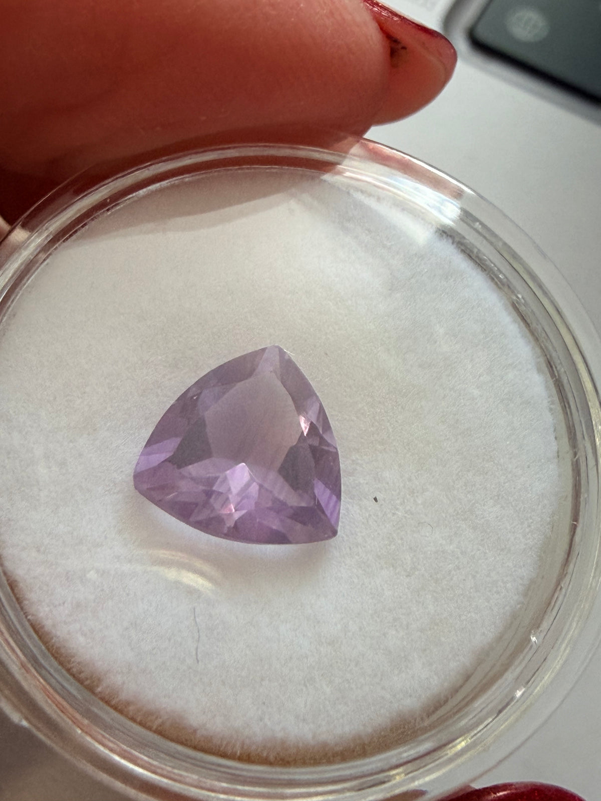 Amethyst Trillion 9mm 2.12ct