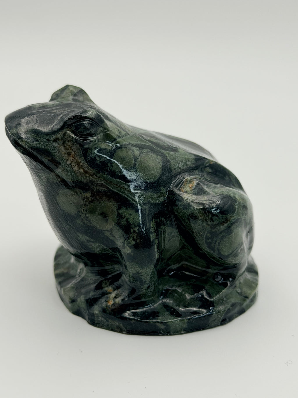 Kambaba Jasper Frog 44mm high 142g image 3
