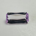 Kunzite pink rectangle 11.6x6.4mm  2.66cts image 0