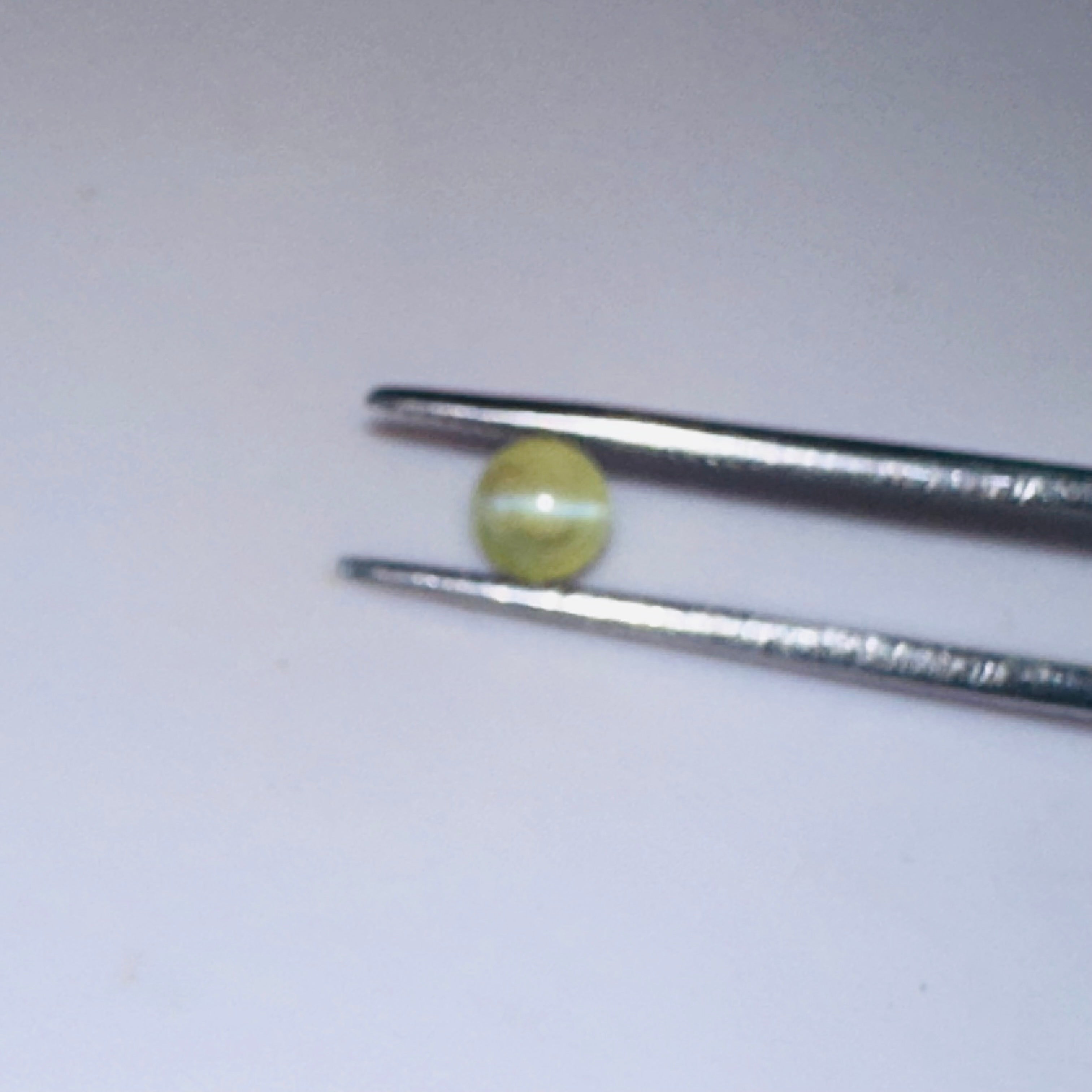 CHRYSOBERYL CATS EYE OVAL 4.6MM ROUND  0.49CTS image 1
