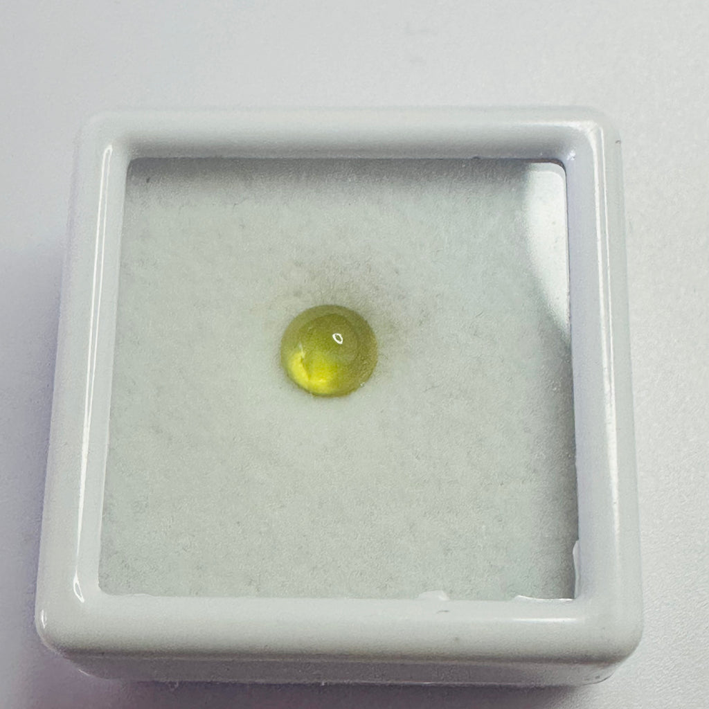 CHRYSOBERYL CATS EYE 5MM ROUND  0.80CTS image 4