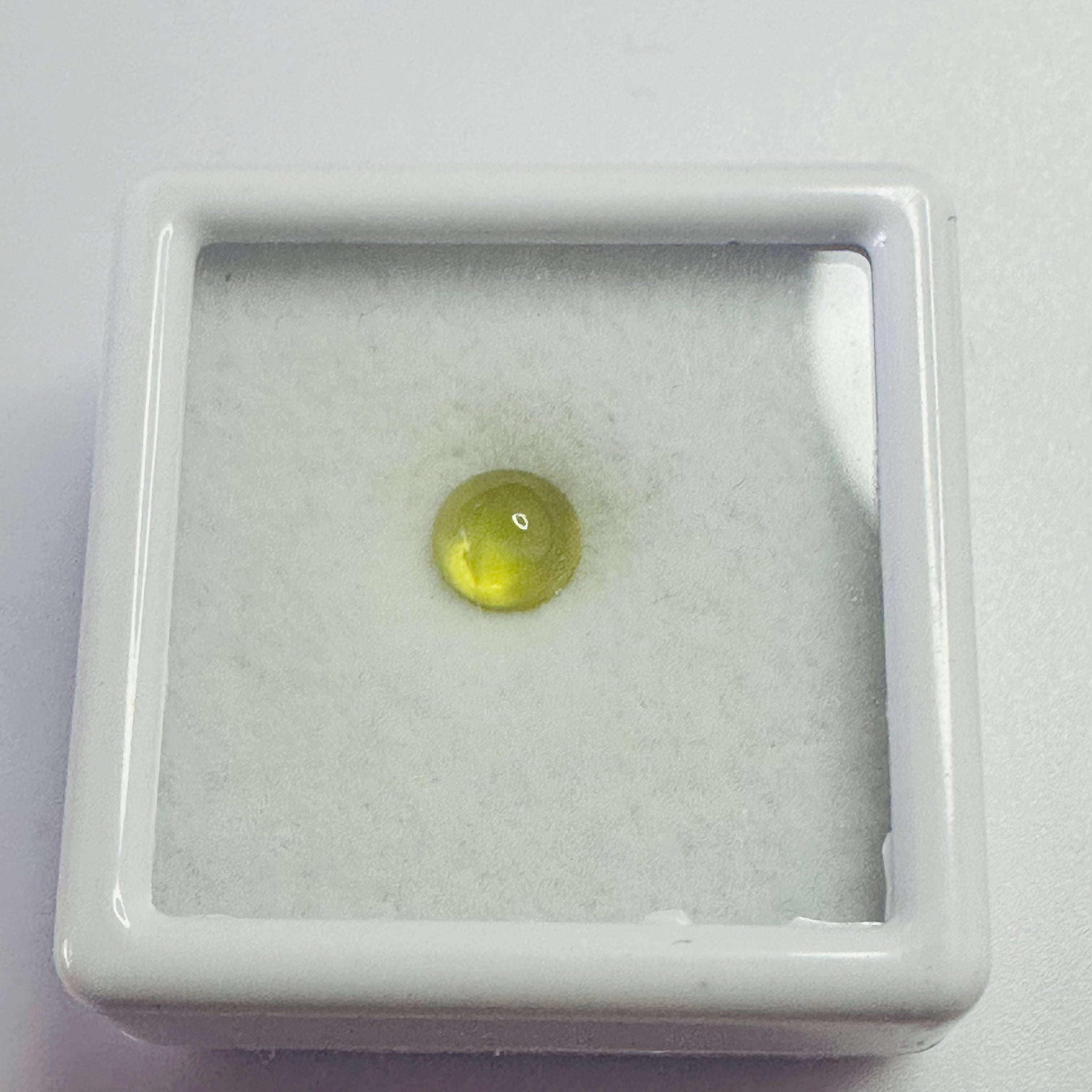 CHRYSOBERYL CATS EYE 5MM ROUND  0.80CTS image 4
