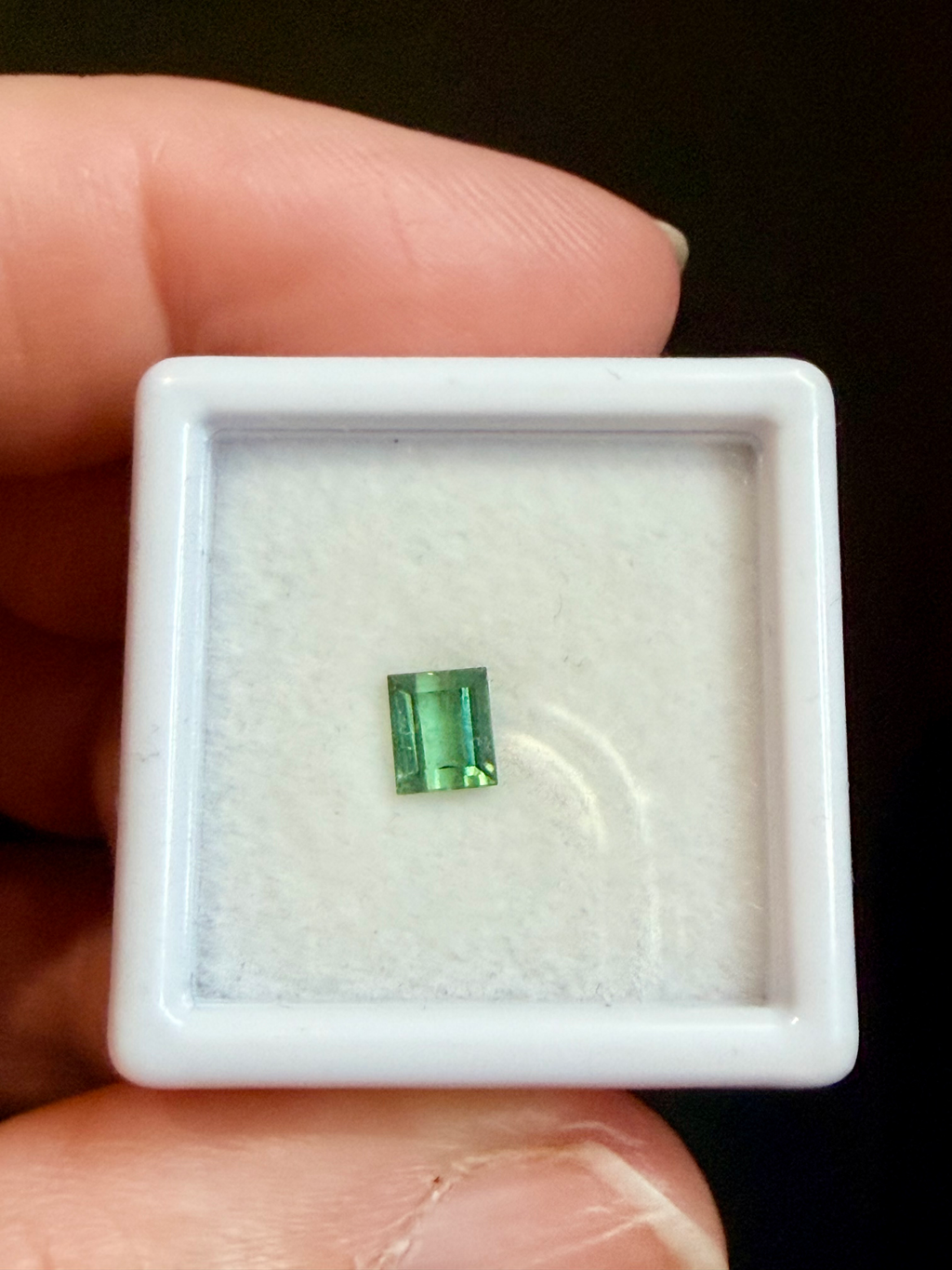 Ken Harrington Cut Green Tourmaline 4.8mm x 4.2mm 0.60cts image 1