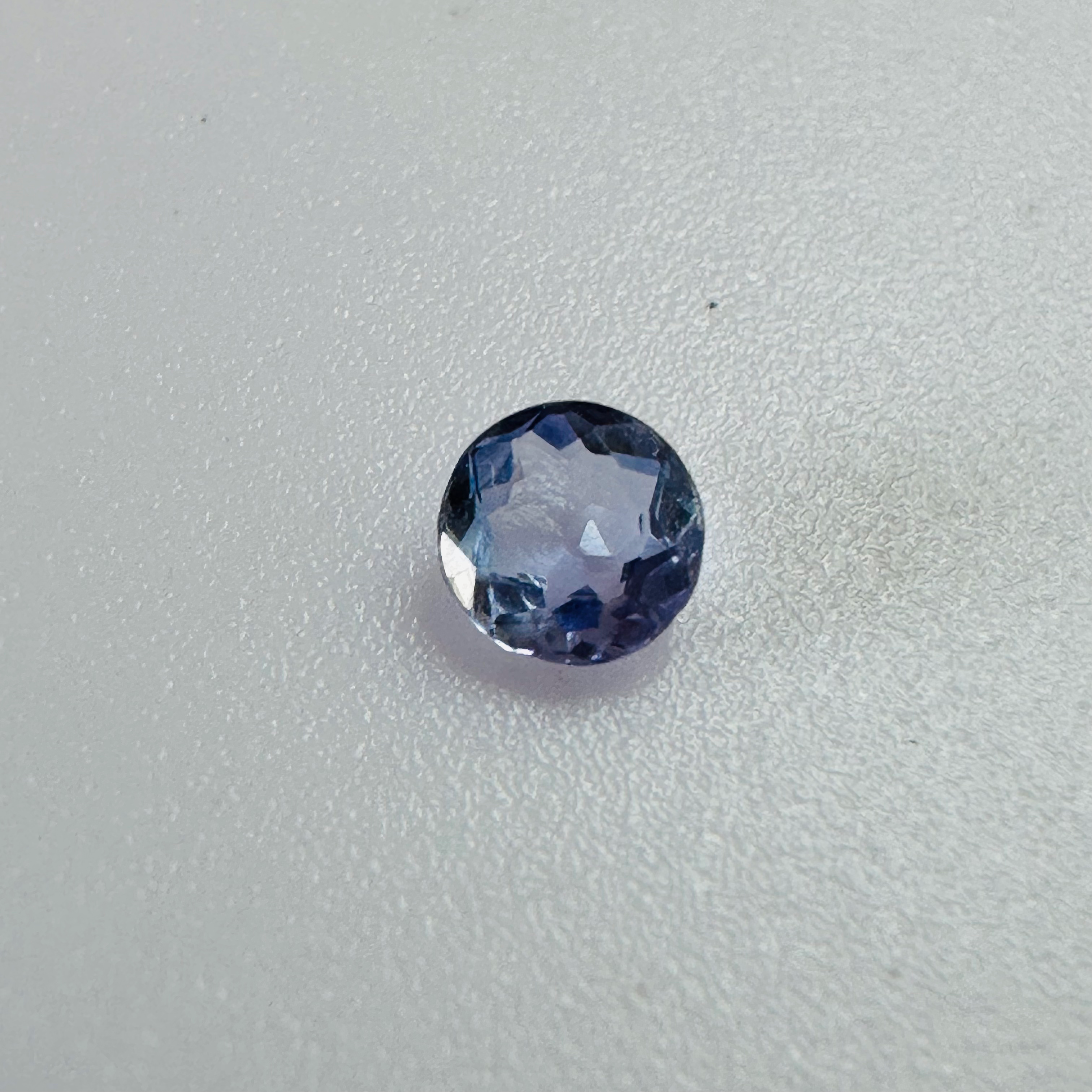 TANZANITE ROUND. 3.7MM  0.20CTS image 0