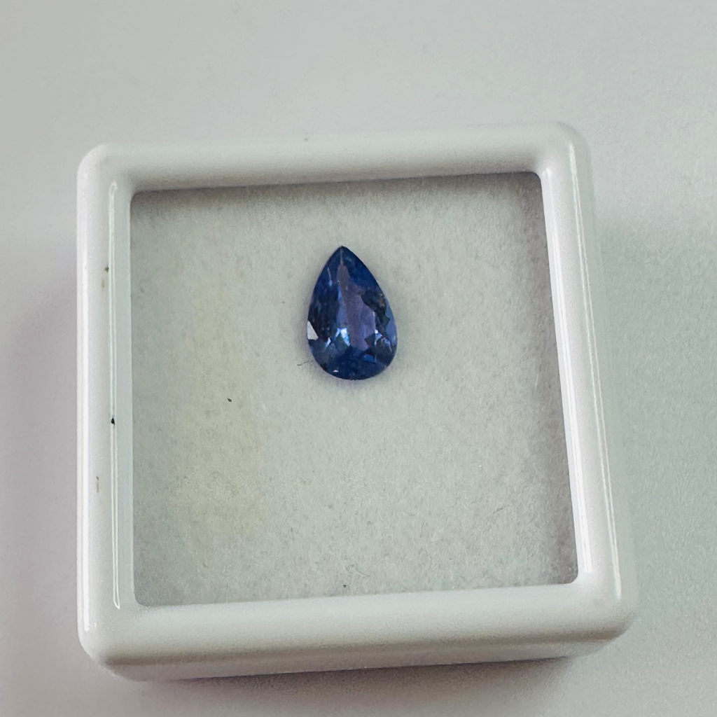 TANZANITE DROP 7.8MMX5MM  0.66CTS image 2