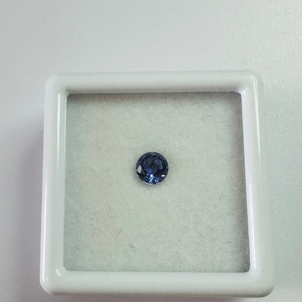 TANZANITE ROUND. 74.2MM  0.26CTS image 2