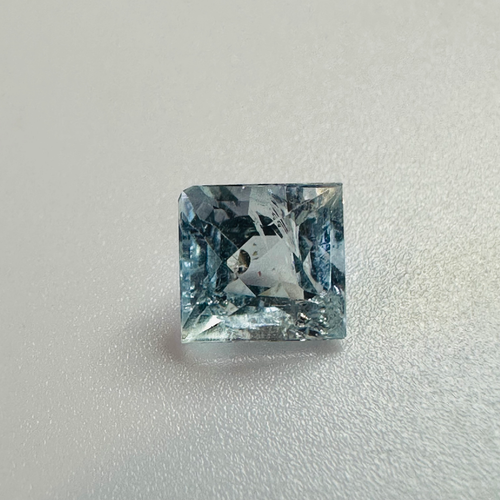 AQUAMARINE FRENCH CUT  6.7MMX6.4MM 1.41CTS image 1