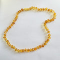New amber beaded Necklace 18inches  image 0