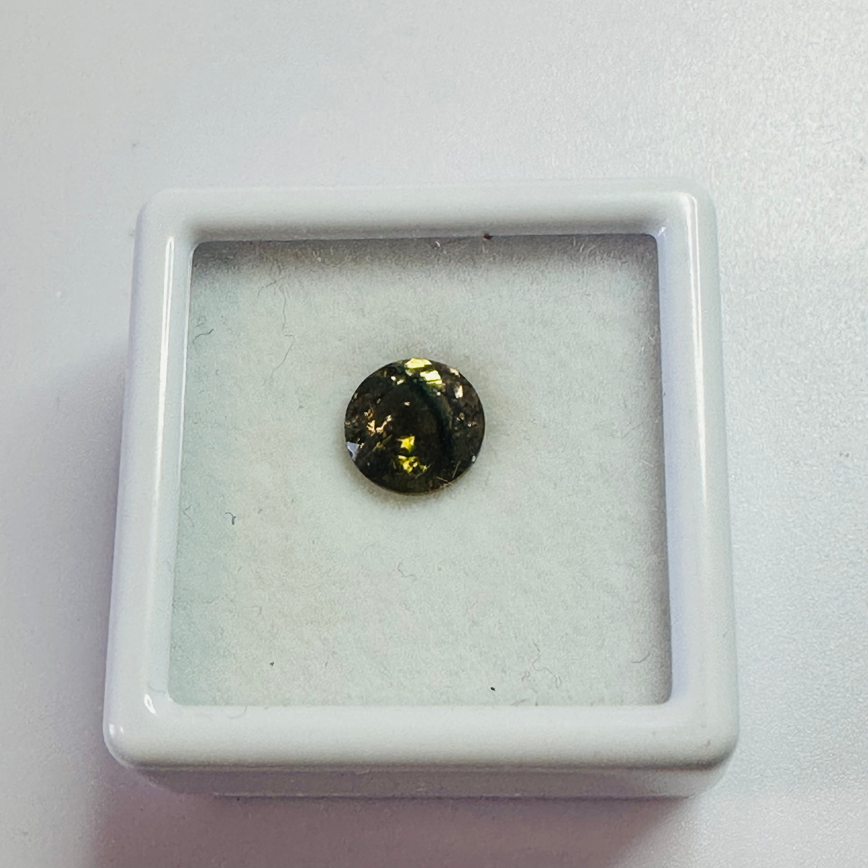 TOURMALINE BI COLOUR ROUND  6.9MM   1.24CTS image 1
