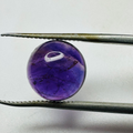 AMETHYST CAB ROUND  11MM  5.20CTS GOOD COLOUR image 0