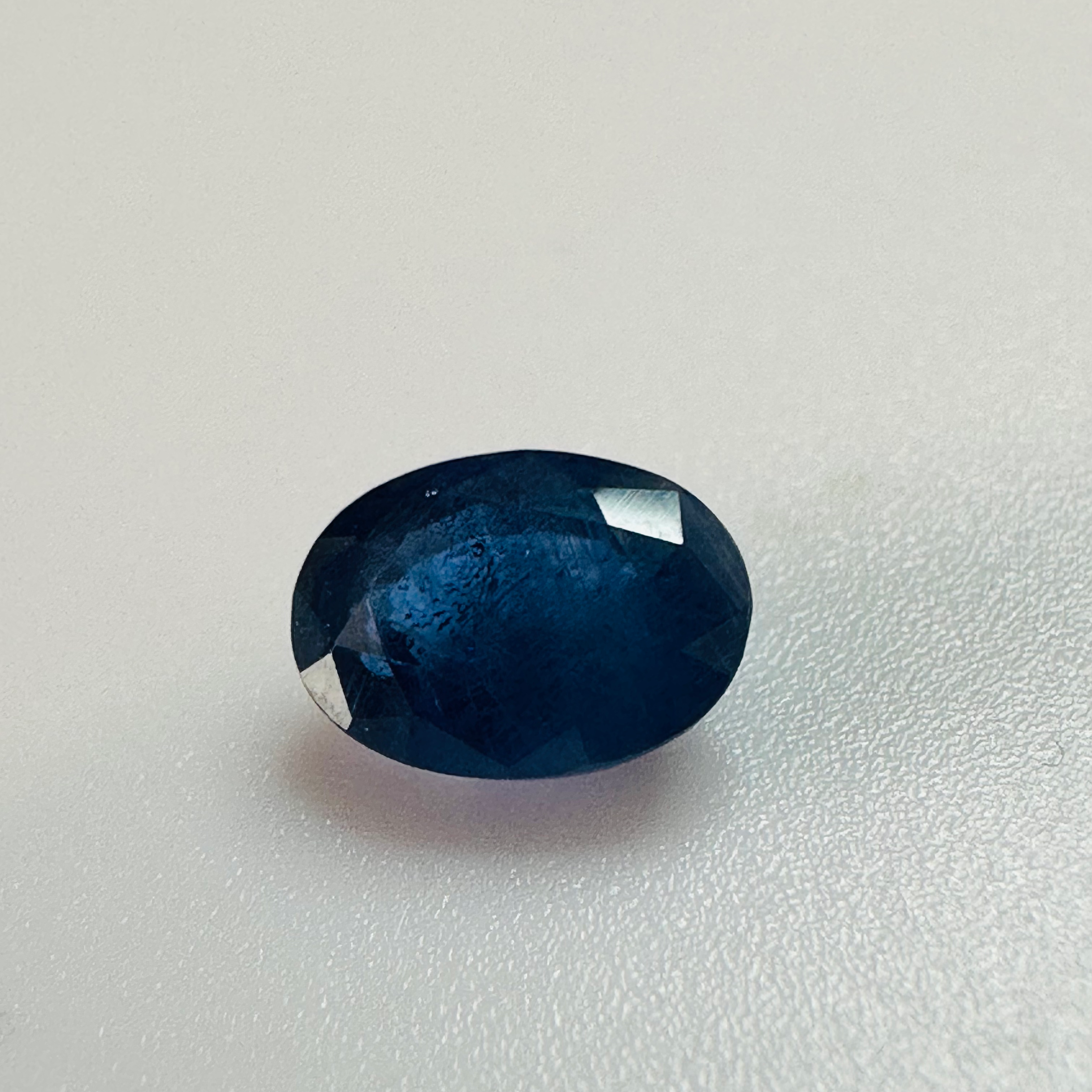 BURMA BLUE SAPPHIRE OVAL 7.1MM X5.1MM 1.20CTS image 2