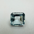 AQUAMARINE EMERALD CUT  6.8MMX6.2MM 1.14CTS image 0