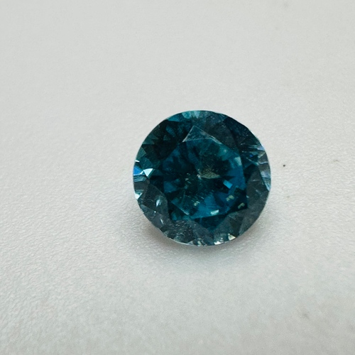 ZIRCON BLUE ROUND. 5.6MM  0.97CTS image 1